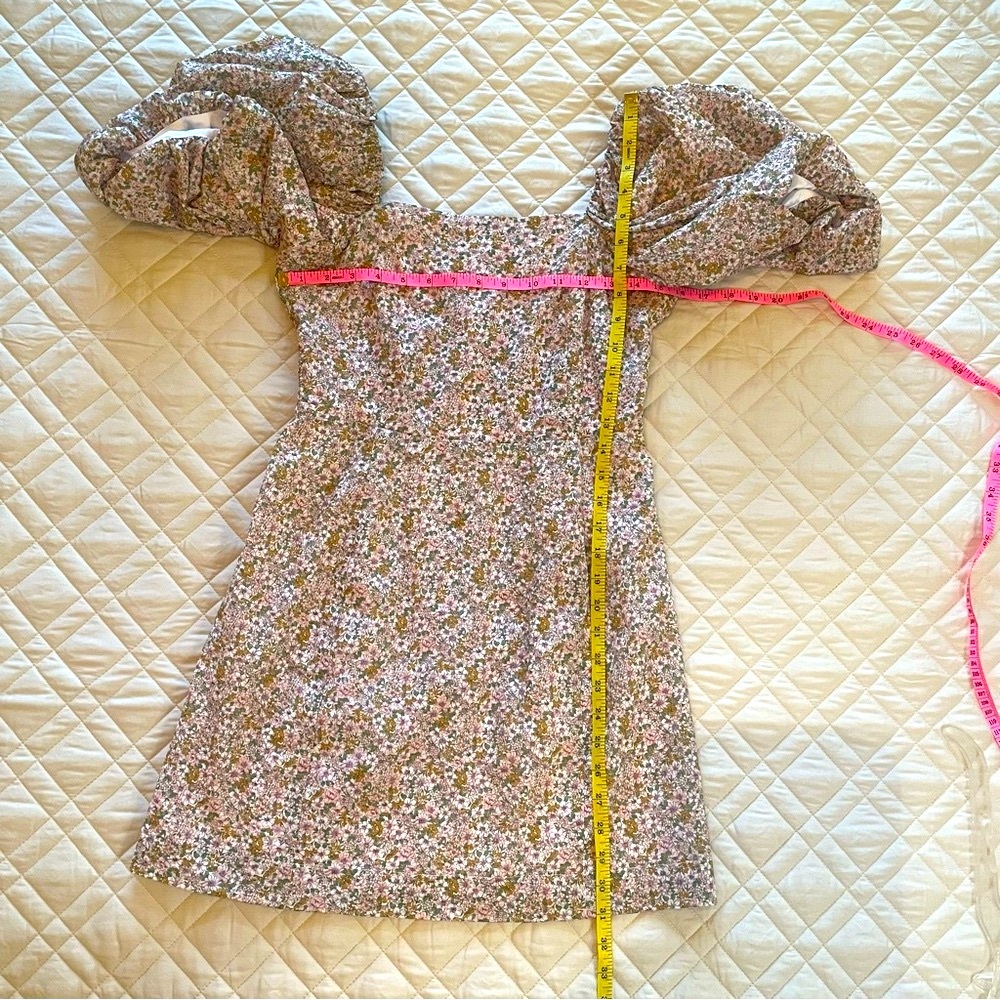KOCH CHLOE Pink Floral Mini Dress Small - Picture 6 of 9